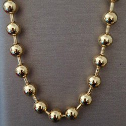 Pulseira Aço Inox Brilhantes Vermelhos - Dourada