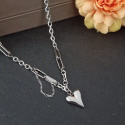 Pulseira Aço Inox Brilhantes Vermelhos - Dourada
