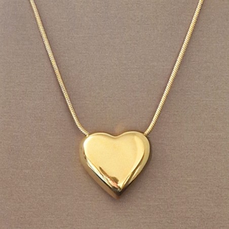 Pulseira Aço Inox Brilhantes Vermelhos - Dourada