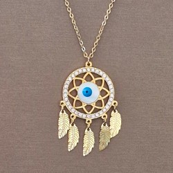 Pulseira Aço Inox Brilhantes Vermelhos - Dourada