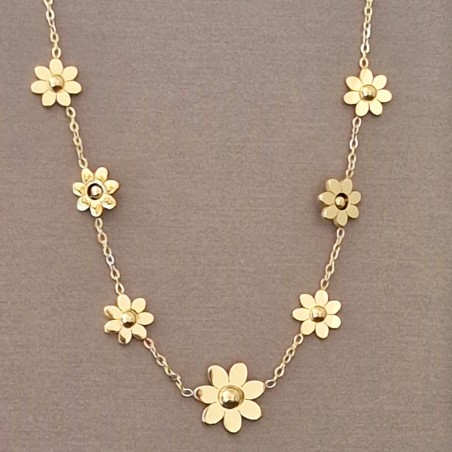 Pulseira Aço Inox Brilhantes Vermelhos - Dourada