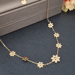 Pulseira Aço Inox Brilhantes Vermelhos - Dourada