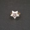 Pulseira Aço Inox Brilhantes Vermelhos - Dourada