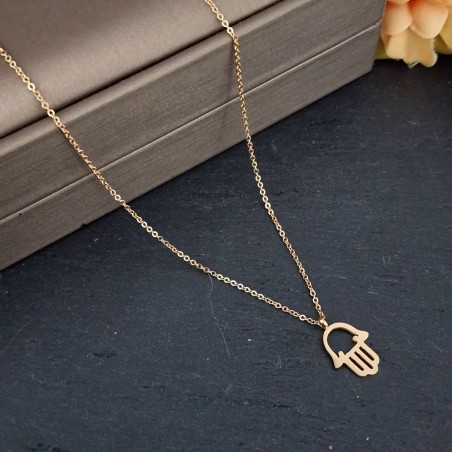 Pulseira Aço Inox Brilhantes Vermelhos - Dourada