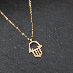 Pulseira Aço Inox Brilhantes Vermelhos - Dourada