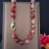 Conjunto Colar, Fio e Brincos Pedras Facetadas