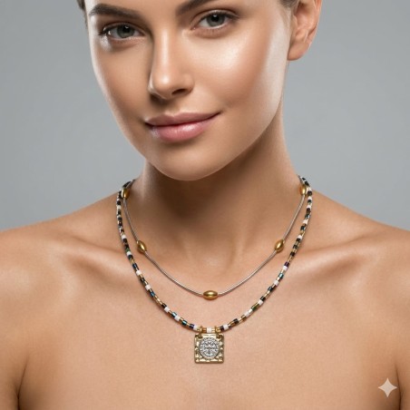 Kopie Kopie Kopie Kopie Fio de Algodão com Motivos Verão - Azul Mar