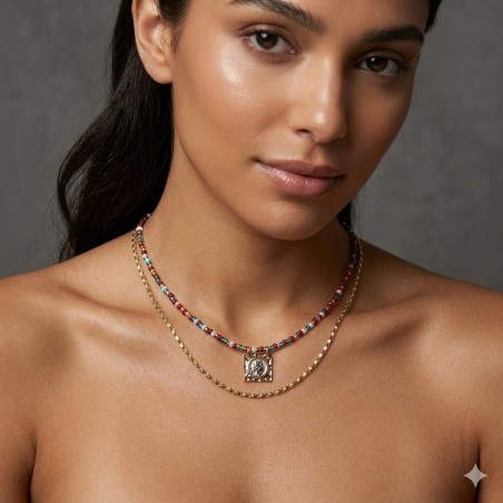 Kopie van Kopie van Kopie van Kopie van Fio de Algodão com Motivos Verão - Azul Mar